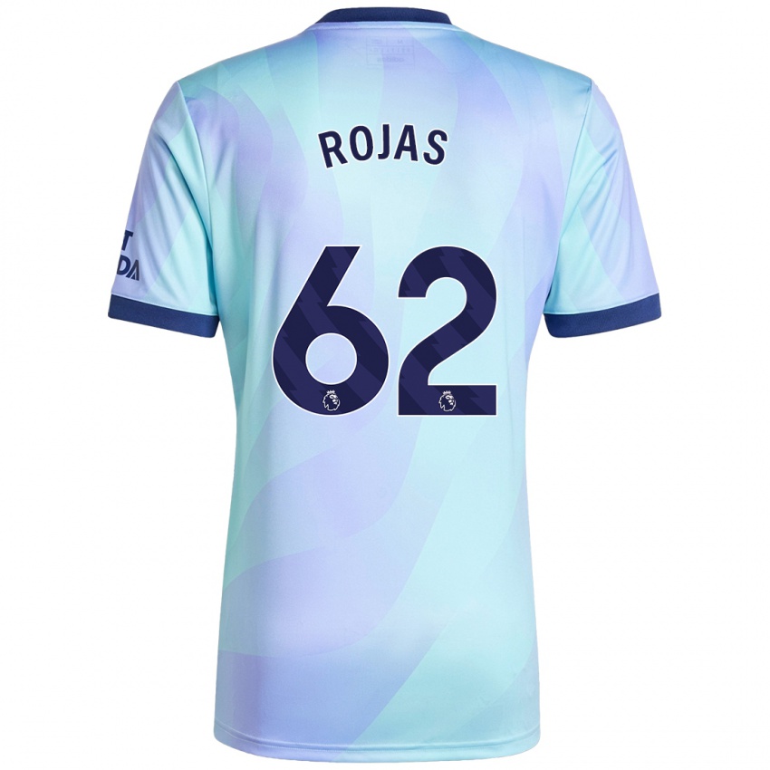 Enfant Maillot Alexei Rojas #62 Aqua Troisieme 2024/25 T-Shirt Belgique