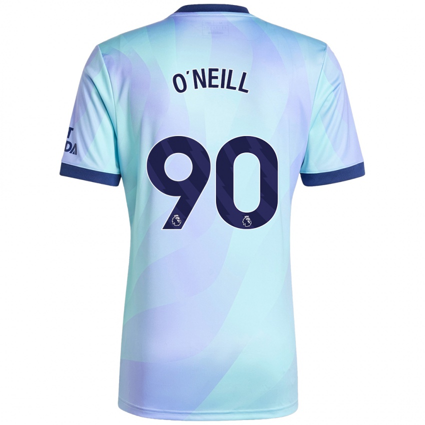 Enfant Maillot Ceadach O'neill #90 Aqua Troisieme 2024/25 T-Shirt Belgique