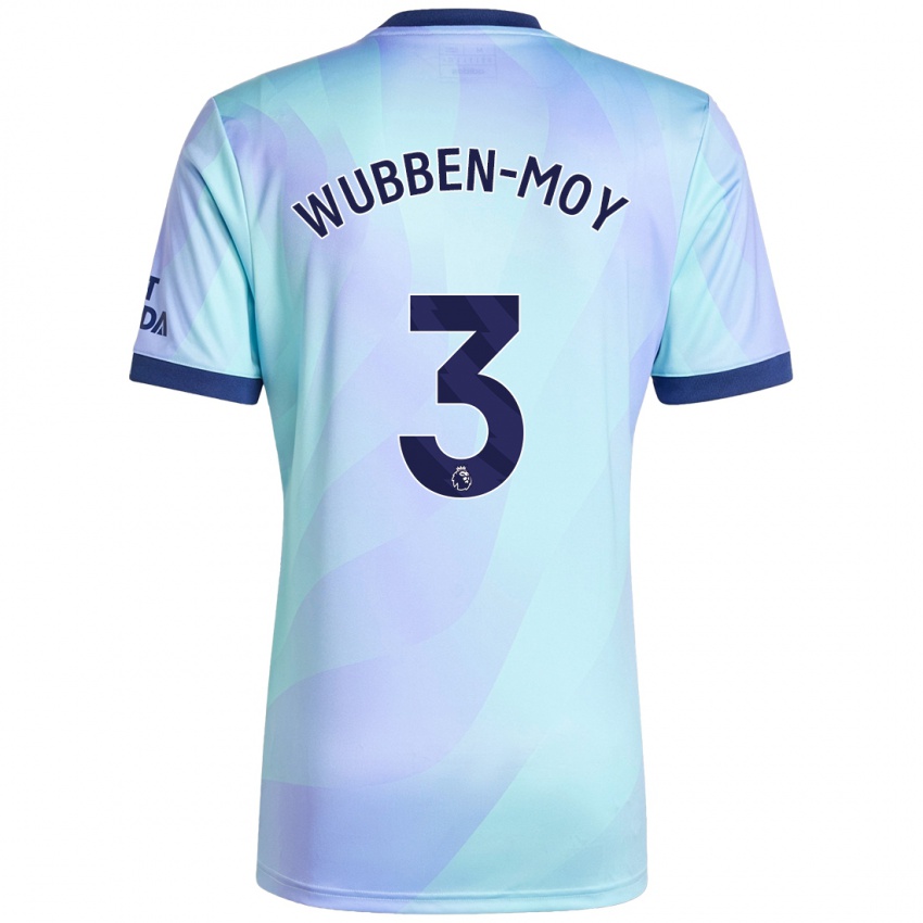 Kinder Lotte Wubben-Moy #3 Aquamarin Ausweichtrikot Trikot 2024/25 T-Shirt Belgien