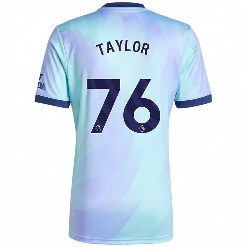 Enfant Maillot Kido Taylor Hart #76 Aqua Troisieme 2024/25 T-Shirt Belgique