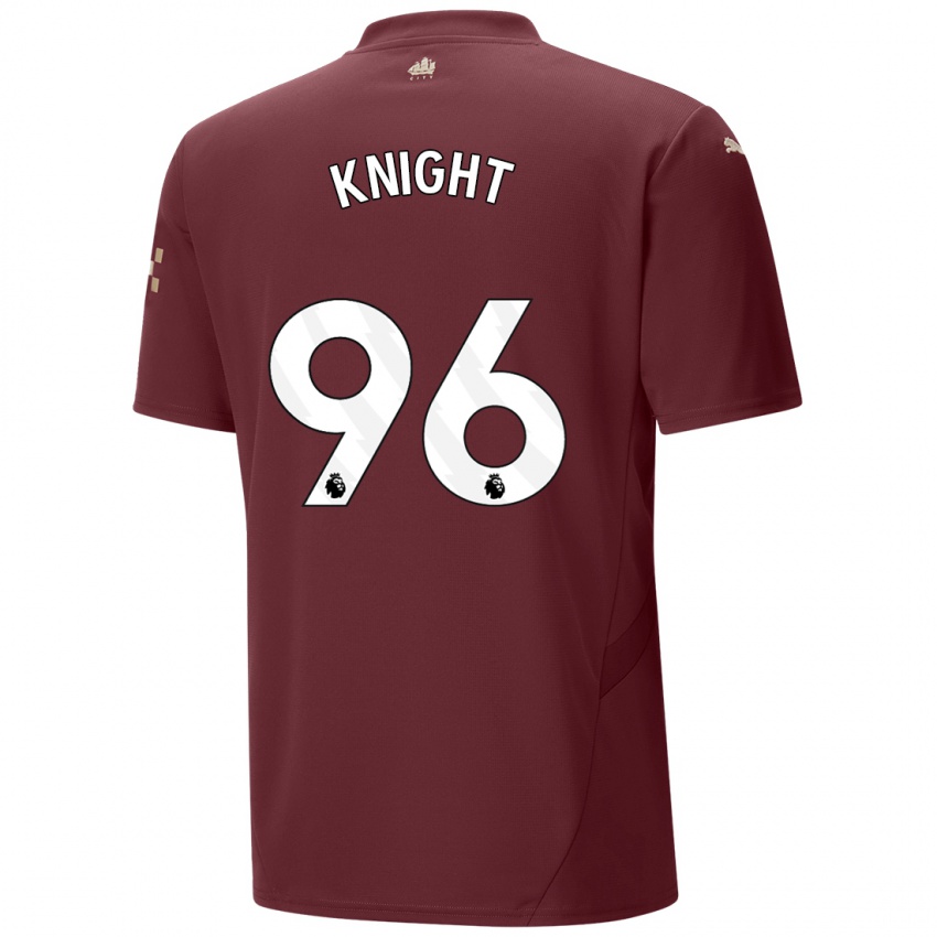 Kinder Ben Knight #96 Kastanienbraun Ausweichtrikot Trikot 2024/25 T-Shirt Belgien