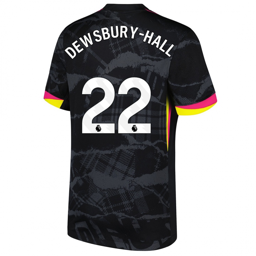 Enfant Maillot Kiernan Dewsbury-Hall #22 Noir Rose Troisieme 2024/25 T-Shirt Belgique