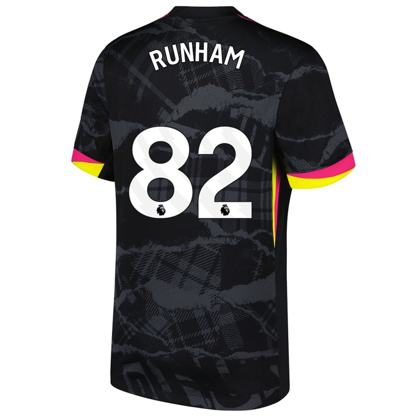 Enfant Maillot Frankie Runham #82 Noir Rose Troisieme 2024/25 T-Shirt Belgique