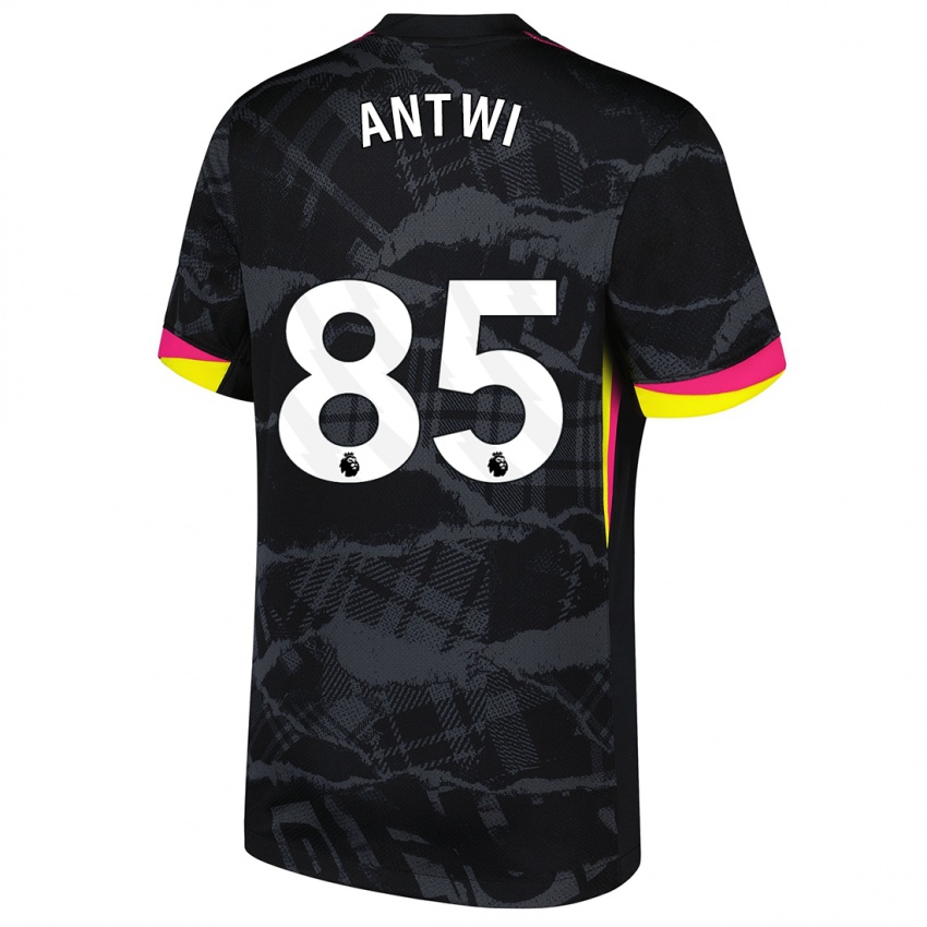 Enfant Maillot Genesis Antwi #85 Noir Rose Troisieme 2024/25 T-Shirt Belgique