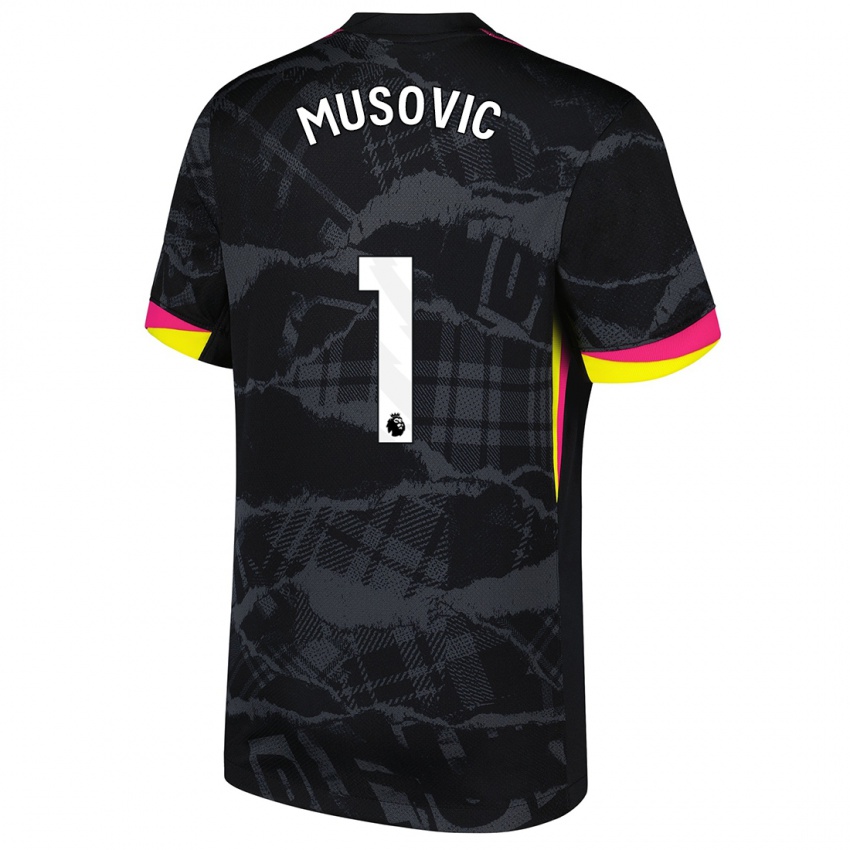 Enfant Maillot Zećira Mušović #1 Noir Rose Troisieme 2024/25 T-Shirt Belgique