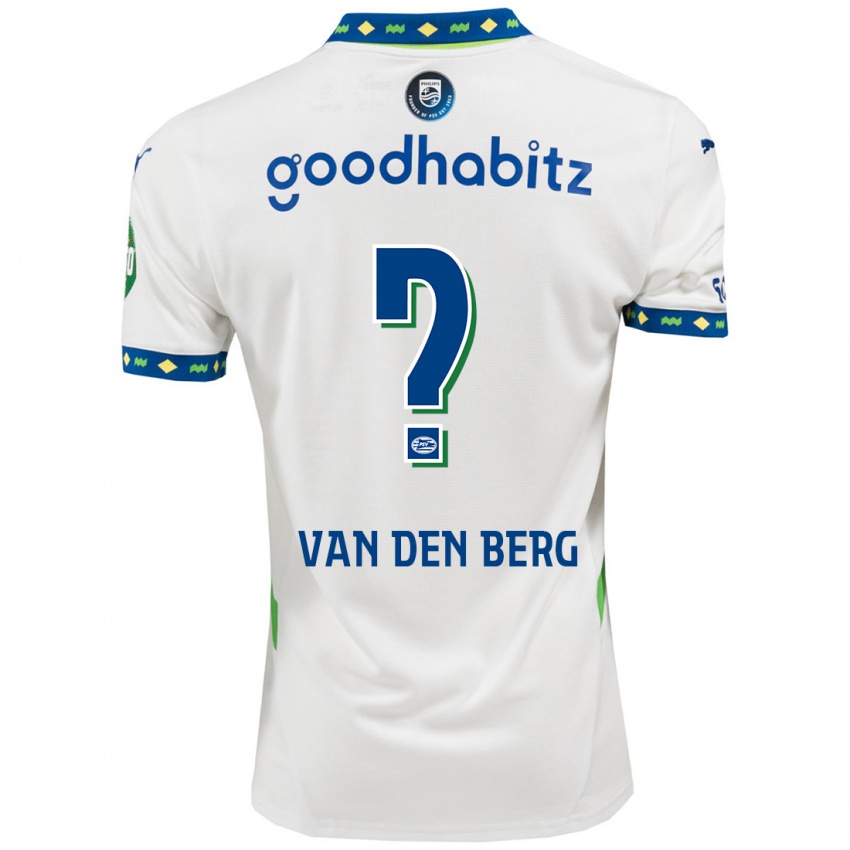 Kinder Joel Van Den Berg #0 Weiß Dunkelblau Ausweichtrikot Trikot 2024/25 T-Shirt Belgien