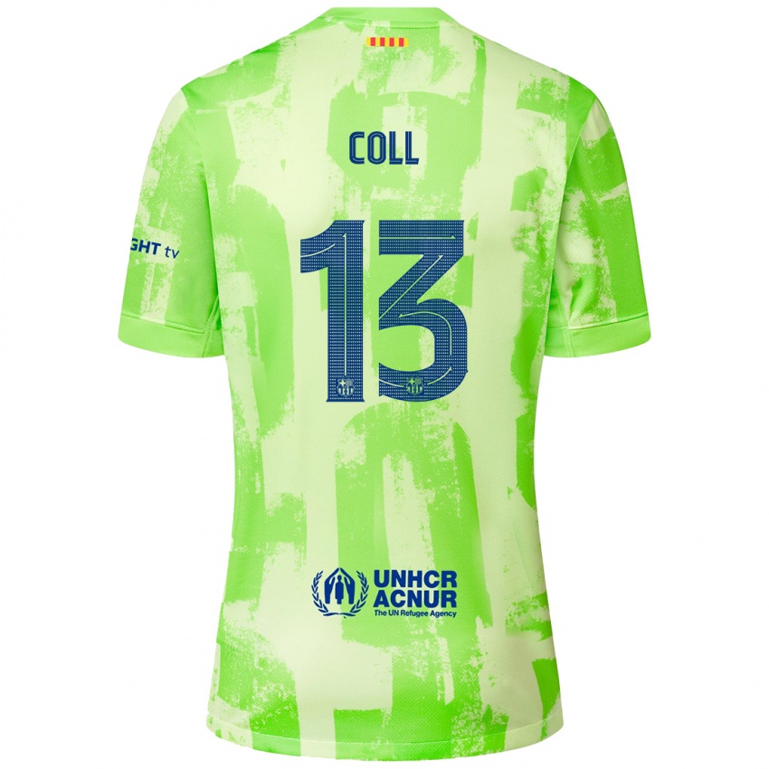 Enfant Maillot Cata Coll #13 Citron Vert Troisieme 2024/25 T-Shirt Belgique