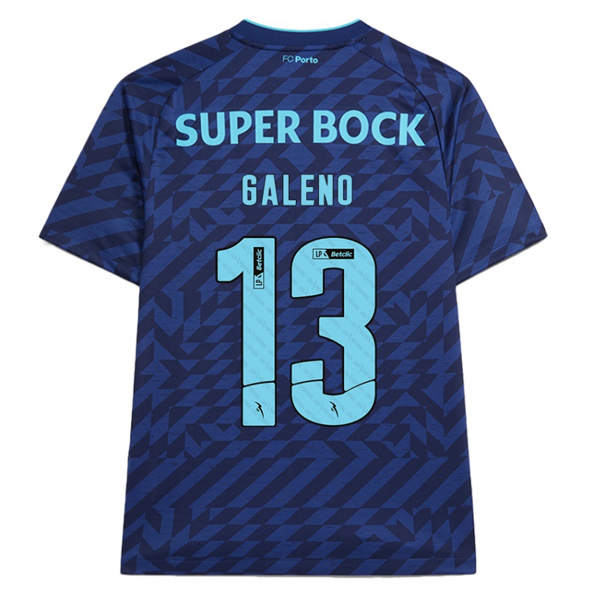 Kinderen Galeno #13 Marineblauw Thuisshirt Derde Tenue 2024/25 T-Shirt België