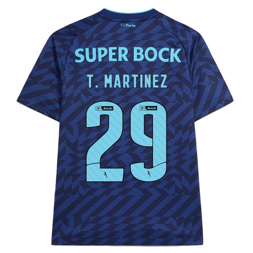 Enfant Maillot Toni Martínez #29 Bleu Marine Troisieme 2024/25 T-Shirt Belgique