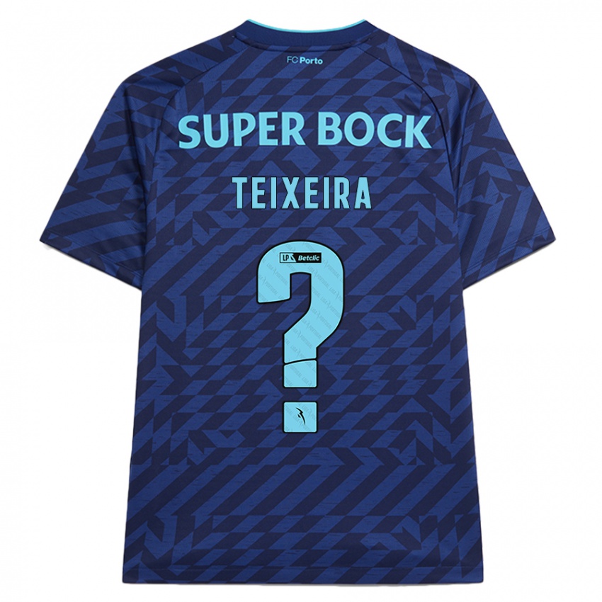 Kinderen Gonçalo Teixeira #0 Marineblauw Thuisshirt Derde Tenue 2024/25 T-Shirt België