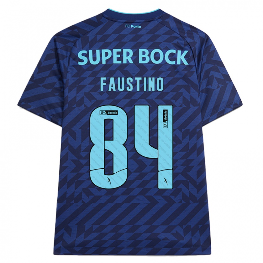 Enfant Maillot Levi Faustino #84 Bleu Marine Troisieme 2024/25 T-Shirt Belgique