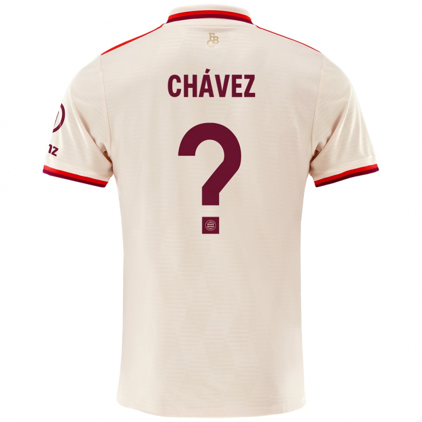 Kinderen Felipe Chávez #0 Linen Thuisshirt Derde Tenue 2024/25 T-Shirt België