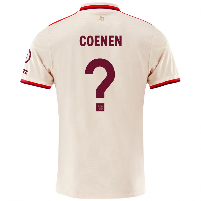 Kinderen Alexander Coenen #0 Linen Thuisshirt Derde Tenue 2024/25 T-Shirt België