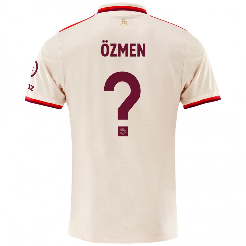 Kinderen Baran Özmen #0 Linen Thuisshirt Derde Tenue 2024/25 T-Shirt België