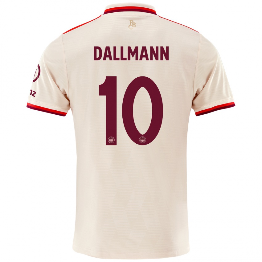 Kinder Linda Dallmann #10 Leinen Ausweichtrikot Trikot 2024/25 T-Shirt Belgien