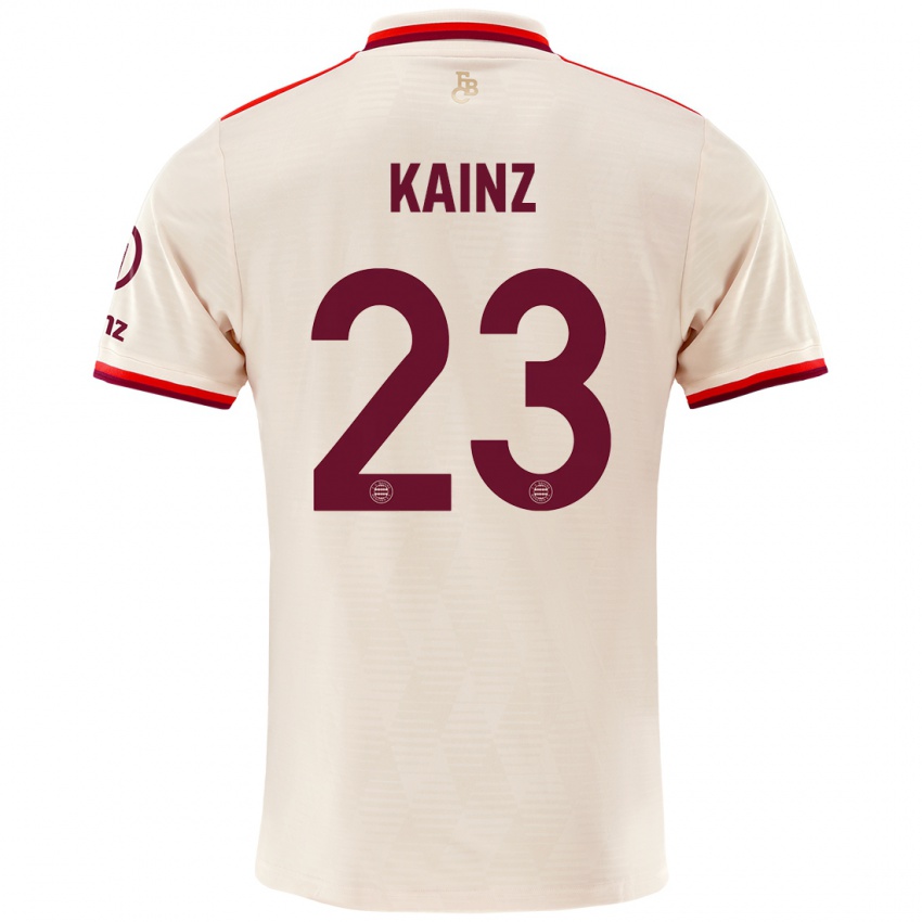 Enfant Maillot Manuel Kainz #23 Lin Troisieme 2024/25 T-Shirt Belgique