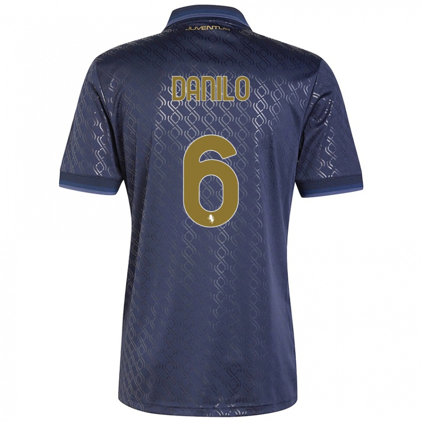 Enfant Maillot Danilo #6 Bleu Marine Troisieme 2024/25 T-Shirt Belgique