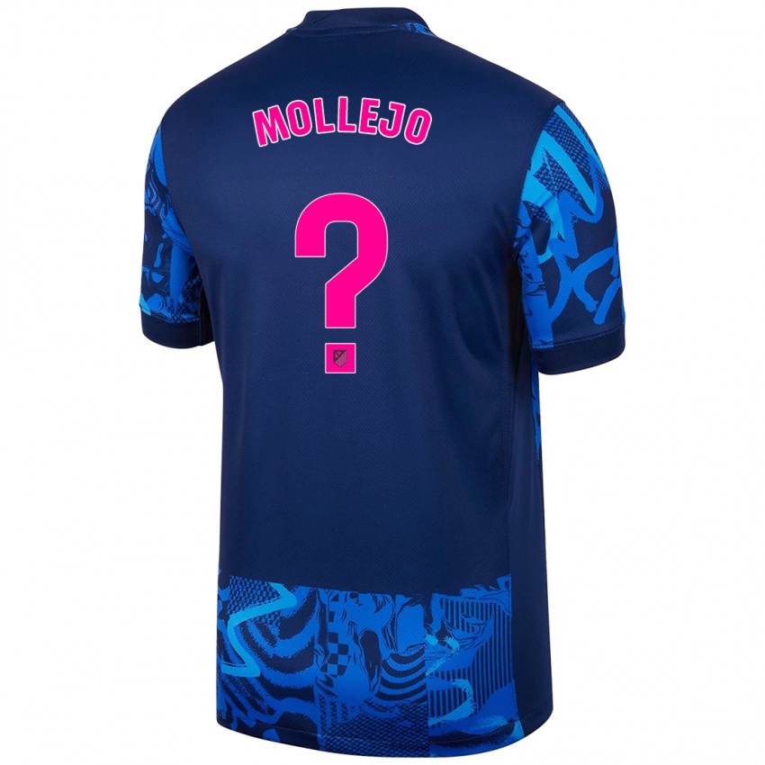 Kinderen Victor Mollejo #0 Koningsblauw Thuisshirt Derde Tenue 2024/25 T-Shirt België