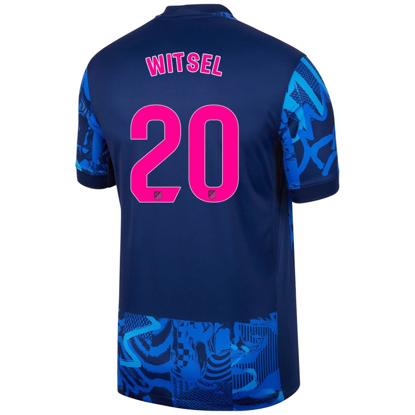 Kinder Axel Witsel #20 Königsblau Ausweichtrikot Trikot 2024/25 T-Shirt Belgien