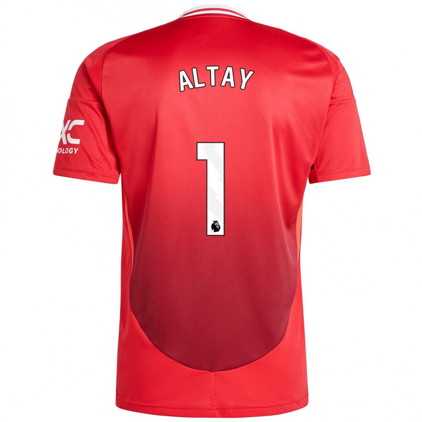 Homme Maillot Altay Bayindir #1 Rouge Vif Tenues Domicile 2024/25 T-Shirt Belgique