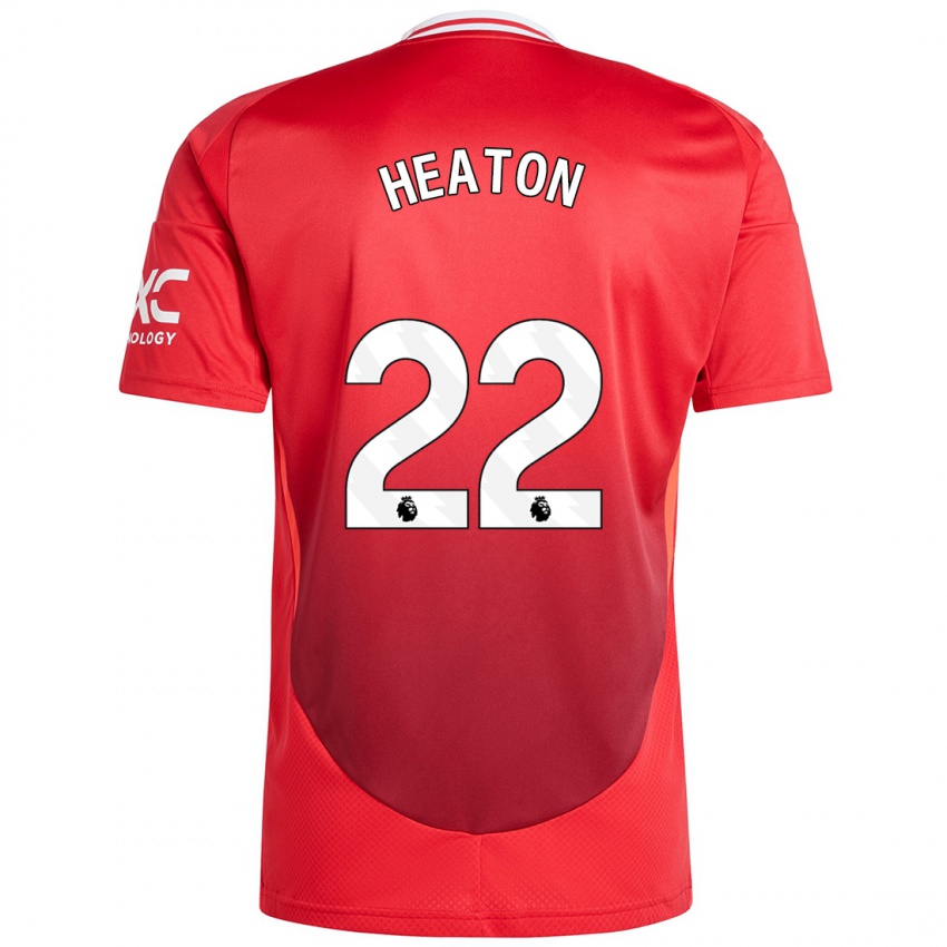 Homme Maillot Tom Heaton #22 Rouge Vif Tenues Domicile 2024/25 T-Shirt Belgique