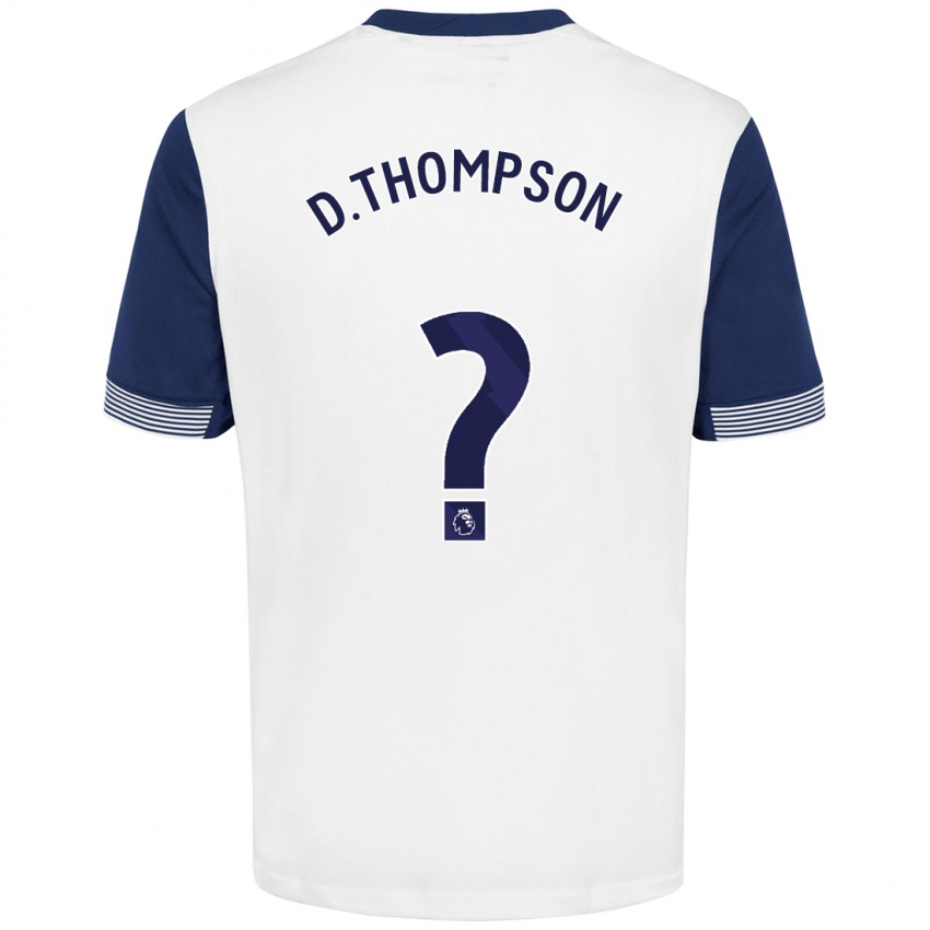 Heren Dylan Thompson #0 Wit Blauw Thuisshirt Thuistenue 2024/25 T-Shirt België