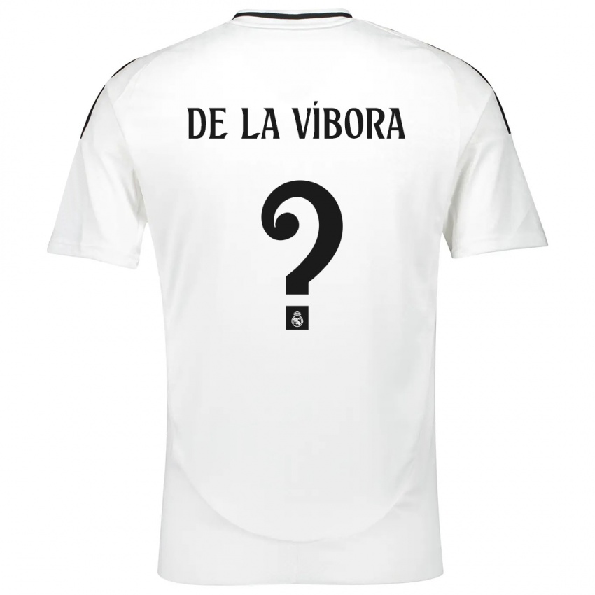 Herren David De La Víbora #0 Weiß Heimtrikot Trikot 2024/25 T-Shirt Belgien