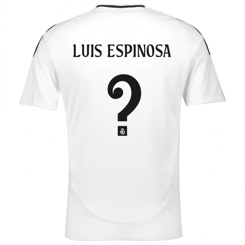 Herren José Luis Espinosa #0 Weiß Heimtrikot Trikot 2024/25 T-Shirt Belgien