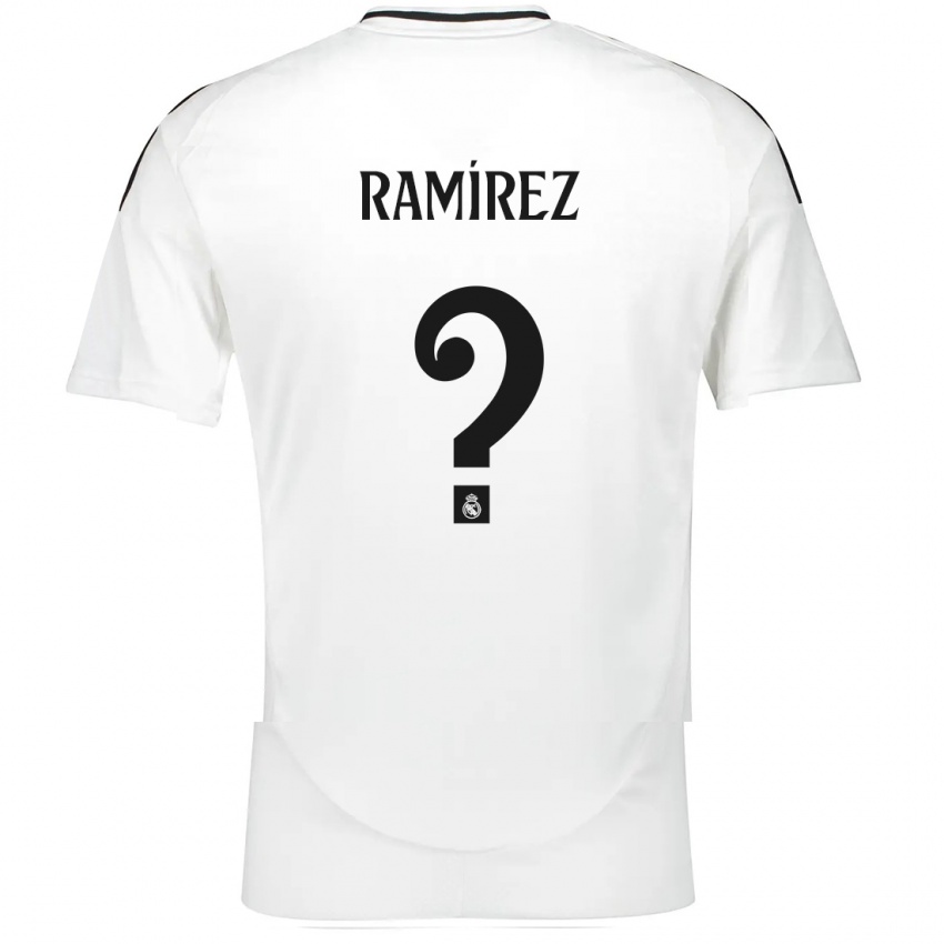 Herren Izan Ramírez #0 Weiß Heimtrikot Trikot 2024/25 T-Shirt Belgien