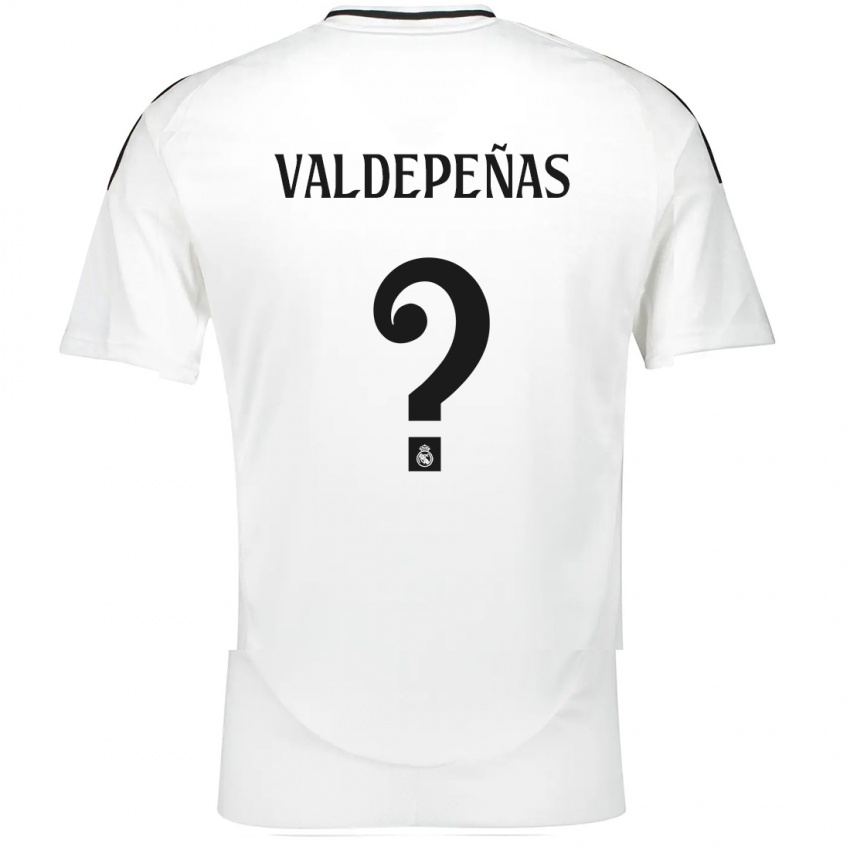 Herren Víctor Valdepeñas #0 Weiß Heimtrikot Trikot 2024/25 T-Shirt Belgien