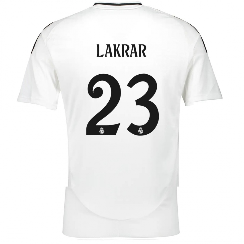 Herren Maëlle Lakrar #23 Weiß Heimtrikot Trikot 2024/25 T-Shirt Belgien