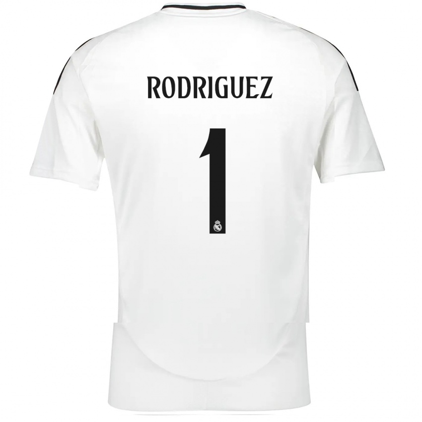 Heren Misa Rodriguez #1 Wit Thuisshirt Thuistenue 2024/25 T-Shirt België