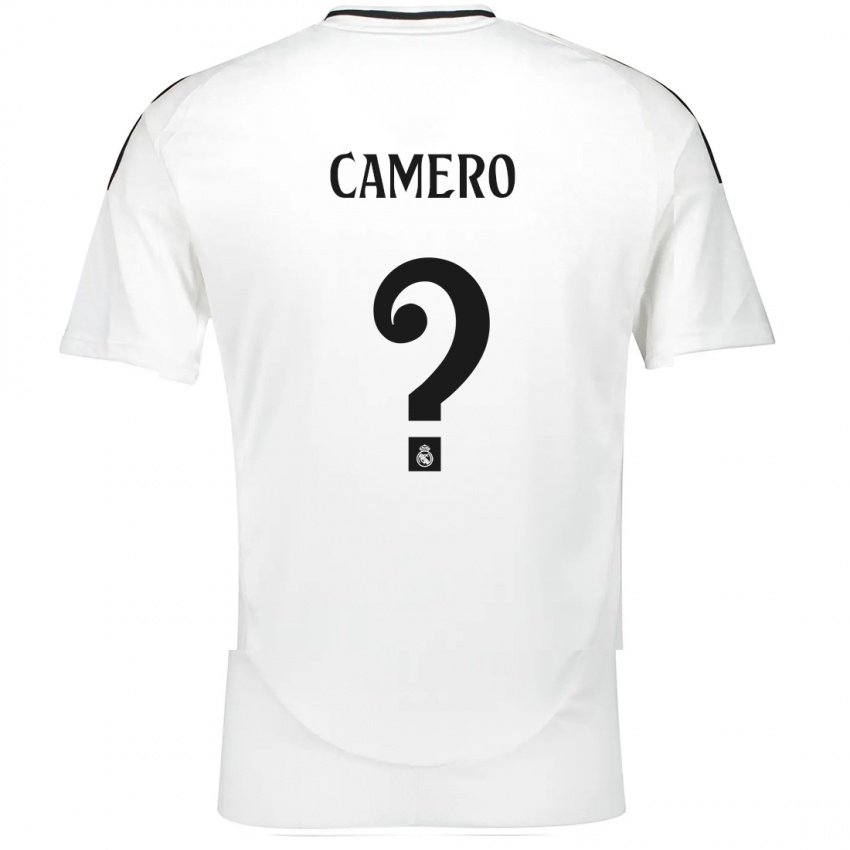 Herren Mario Camero #0 Weiß Heimtrikot Trikot 2024/25 T-Shirt Belgien