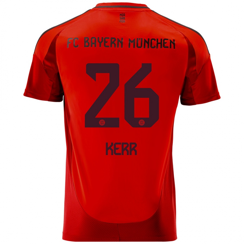 Heren Samantha Kerr #26 Rood Thuisshirt Thuistenue 2024/25 T-Shirt België