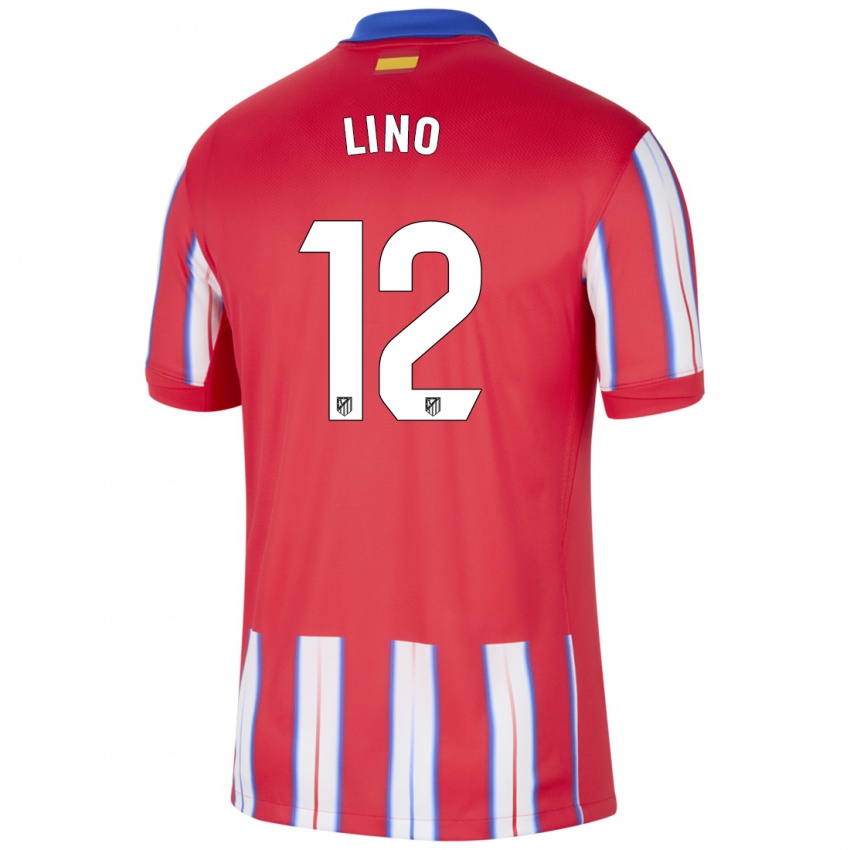 Heren Samuel Lino #12 Rood Wit Blauw Thuisshirt Thuistenue 2024/25 T-Shirt België