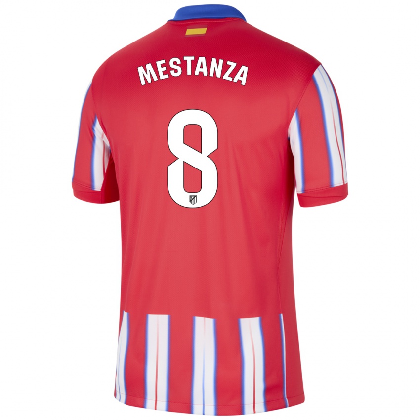 Heren Alejandro Mestanza #8 Rood Wit Blauw Thuisshirt Thuistenue 2024/25 T-Shirt België