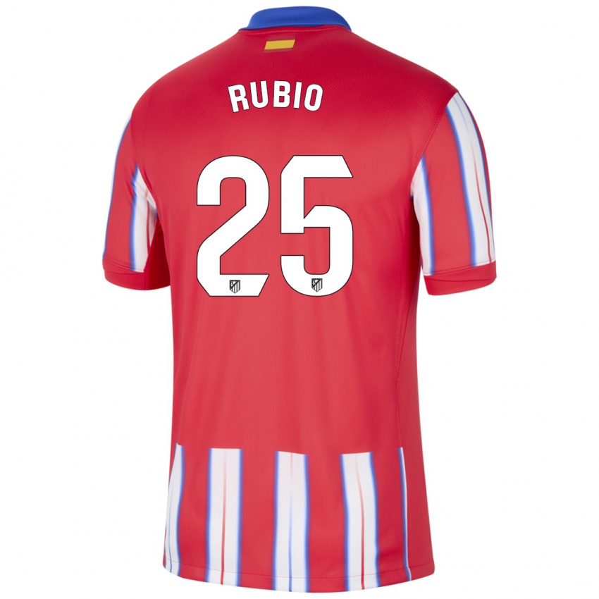 Heren Daniel Rubio #25 Rood Wit Blauw Thuisshirt Thuistenue 2024/25 T-Shirt België