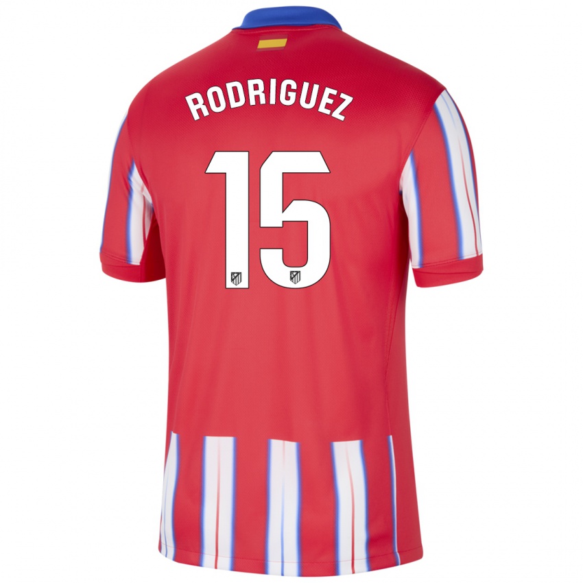 Heren Cinta Rodríguez #15 Rood Wit Blauw Thuisshirt Thuistenue 2024/25 T-Shirt België