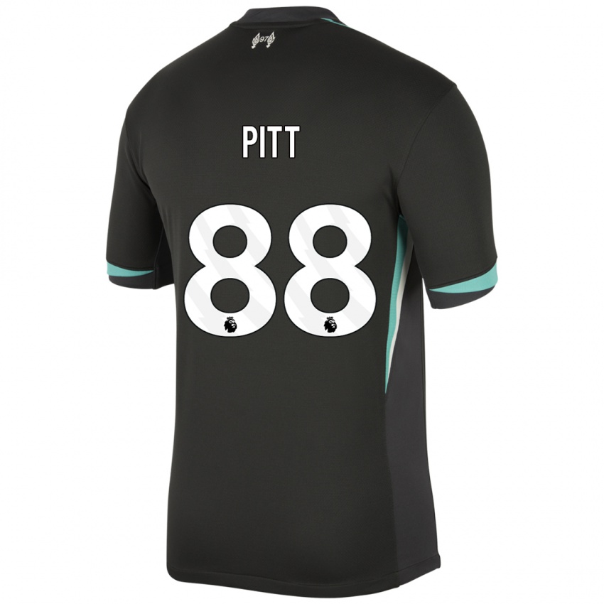 Homme Maillot Lucas Pitt #88 Noir Anthracite Blanc Tenues Extérieur 2024/25 T-Shirt Belgique