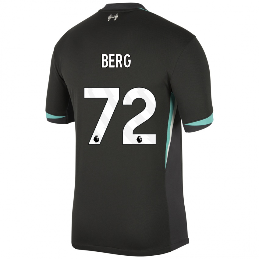 Homme Maillot Sepp Van Den Berg #72 Noir Anthracite Blanc Tenues Extérieur 2024/25 T-Shirt Belgique