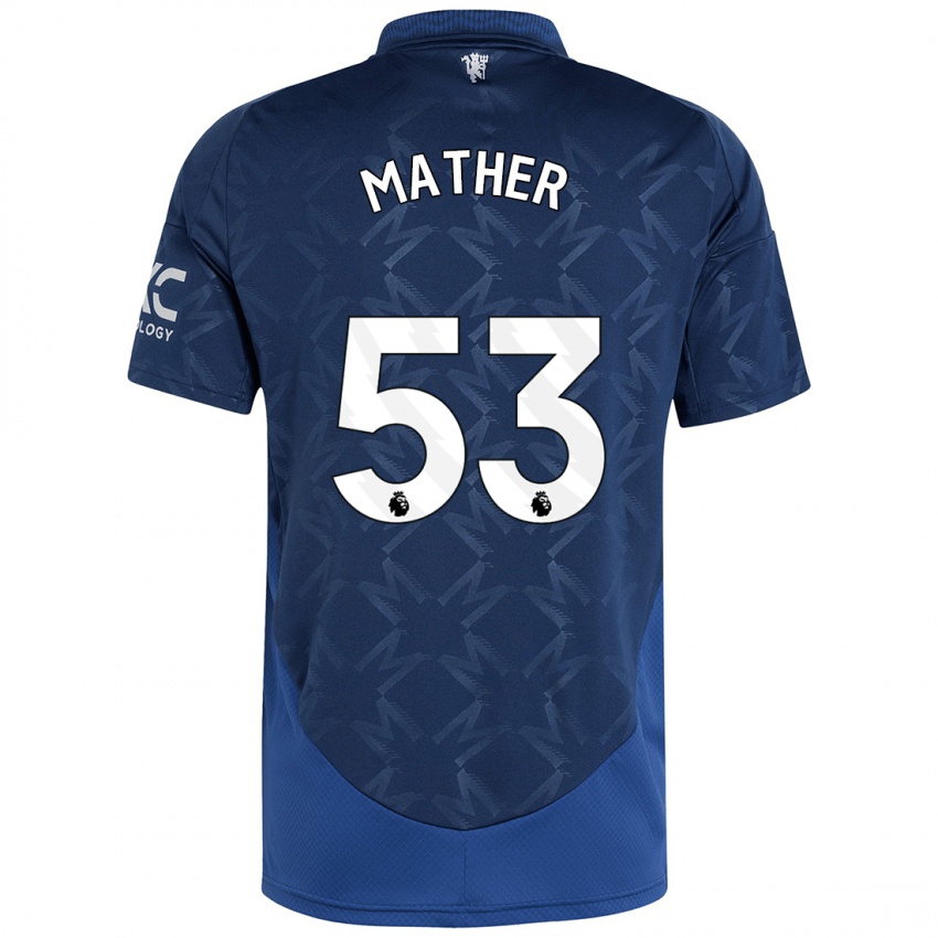 Homme Maillot Sam Mather #53 Indigo Tenues Extérieur 2024/25 T-Shirt Belgique