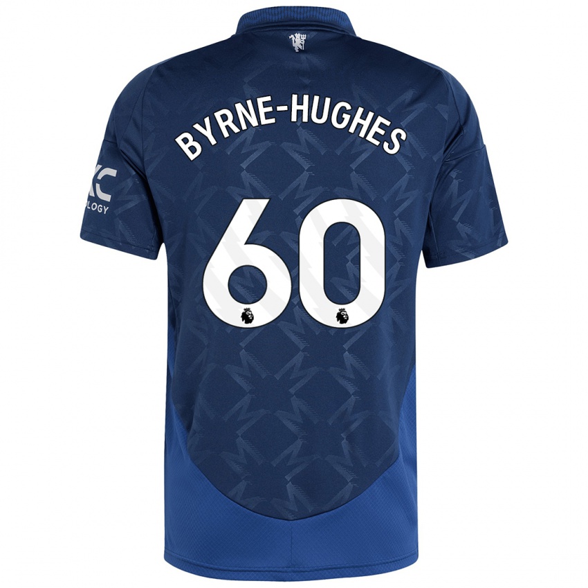 Homme Maillot Cameron Byrne-Hughes #60 Indigo Tenues Extérieur 2024/25 T-Shirt Belgique