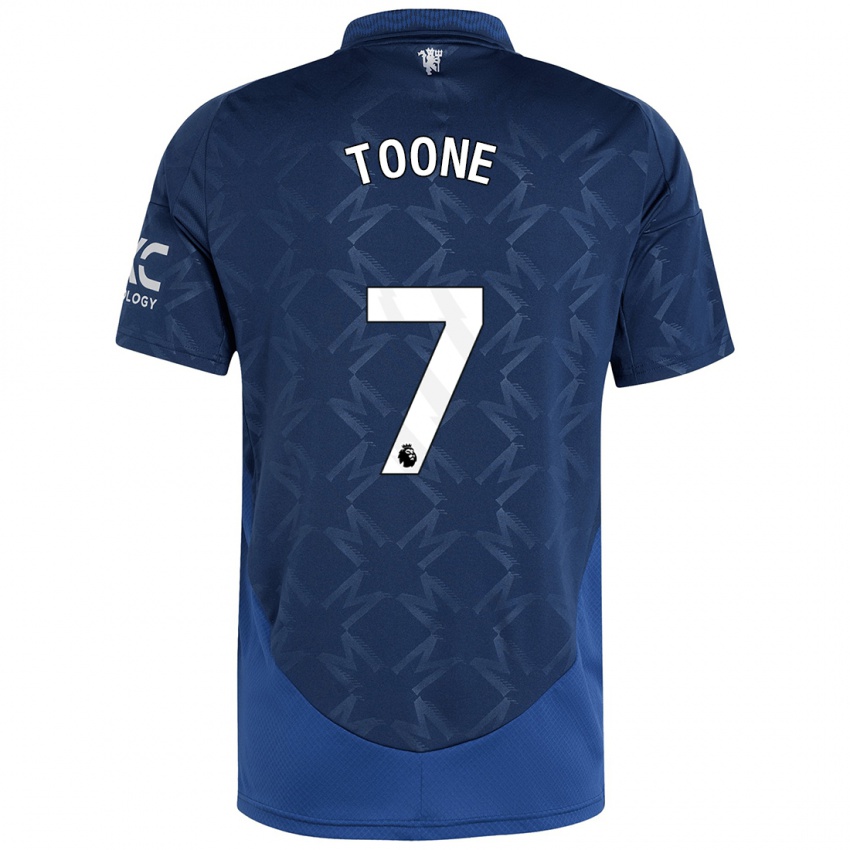 Homme Maillot Ella Toone #7 Indigo Tenues Extérieur 2024/25 T-Shirt Belgique