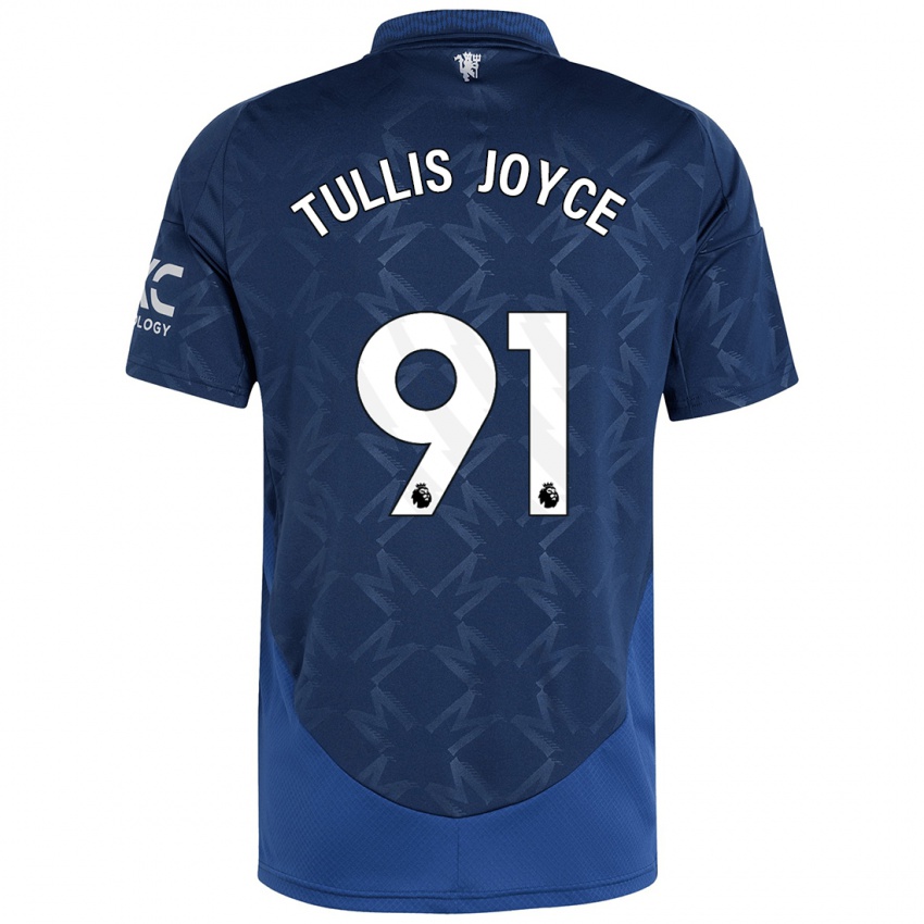 Homme Maillot Phallon Tullis-Joyce #91 Indigo Tenues Extérieur 2024/25 T-Shirt Belgique