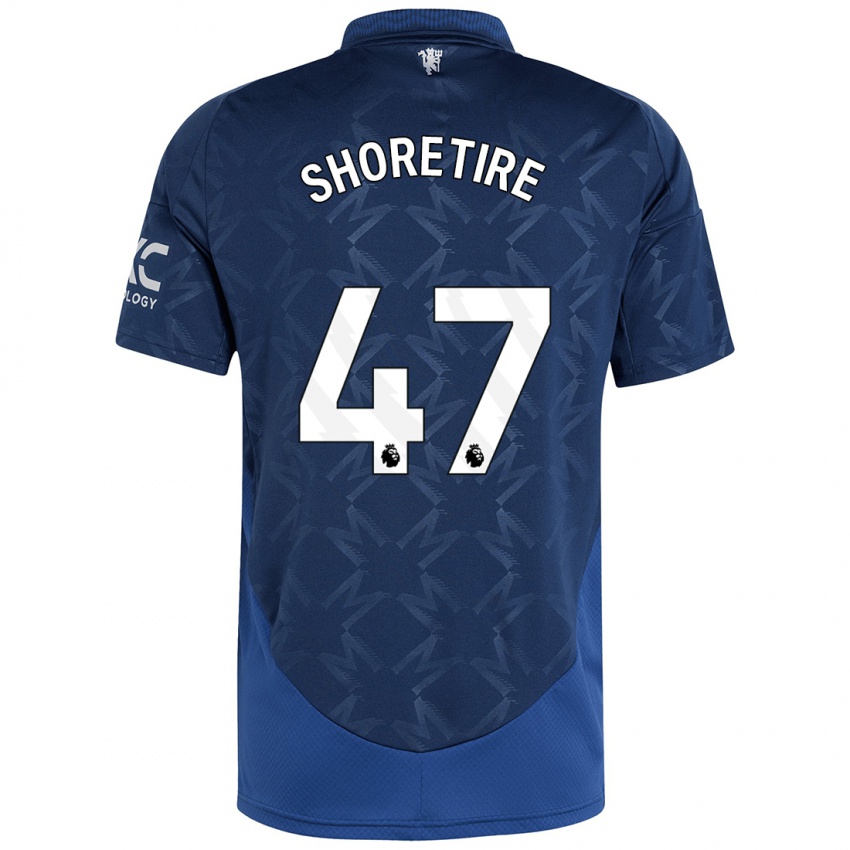 Homme Maillot Shola Shoretire #47 Indigo Tenues Extérieur 2024/25 T-Shirt Belgique