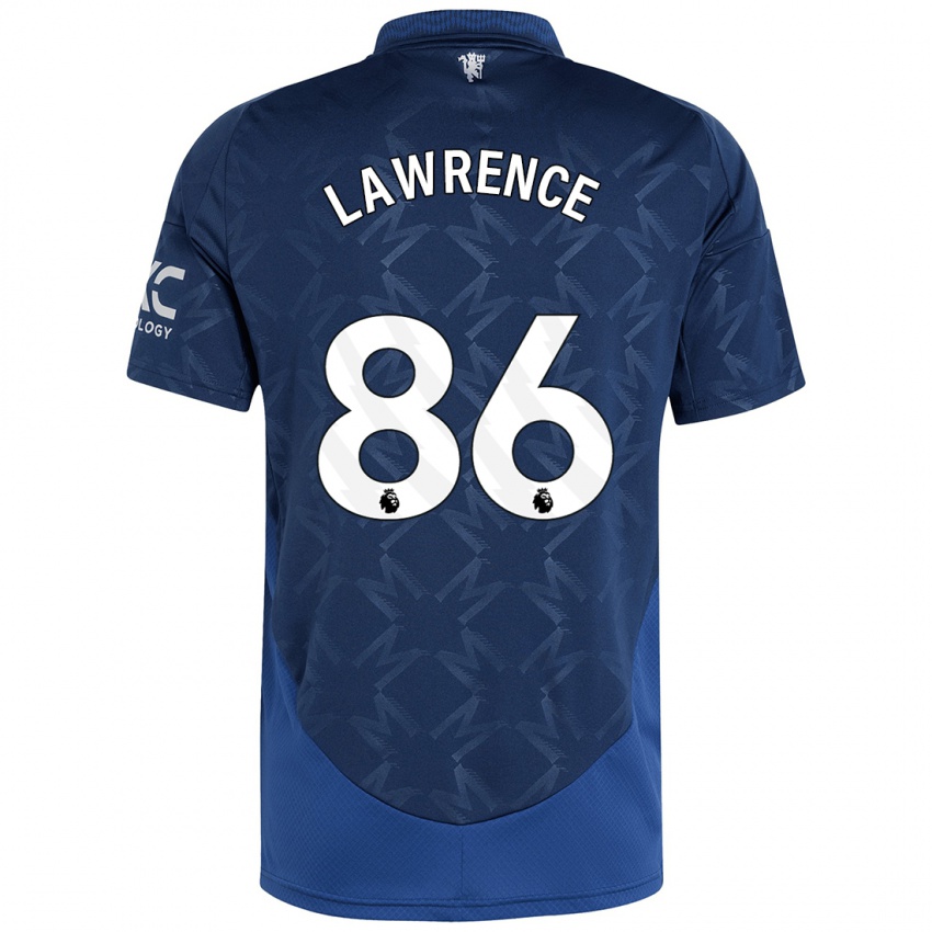 Homme Maillot Marcus Lawrence #86 Indigo Tenues Extérieur 2024/25 T-Shirt Belgique