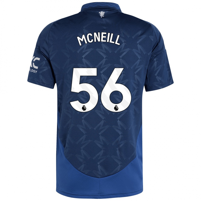 Homme Maillot Charlie Mcneill #56 Indigo Tenues Extérieur 2024/25 T-Shirt Belgique