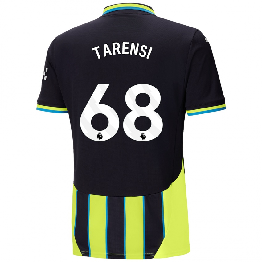 Herren Oscar Tarensi #68 Blaugelb Auswärtstrikot Trikot 2024/25 T-Shirt Belgien