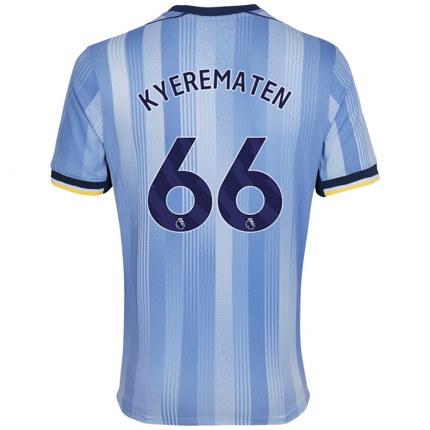 Heren Rio Kyerematen #66 Lichtblauw Uitshirt Uittenue 2024/25 T-Shirt België