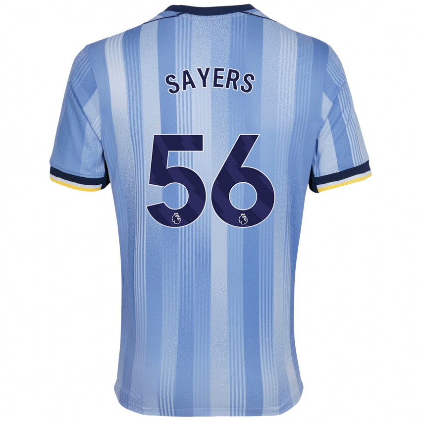 Heren Charlie Sayers #56 Lichtblauw Uitshirt Uittenue 2024/25 T-Shirt België